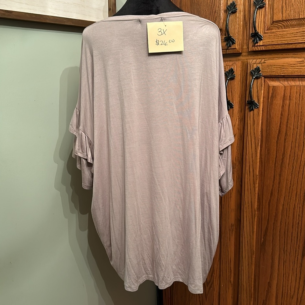 Again Women’s Shirt Size 3X NWT - Picture 3 of 4